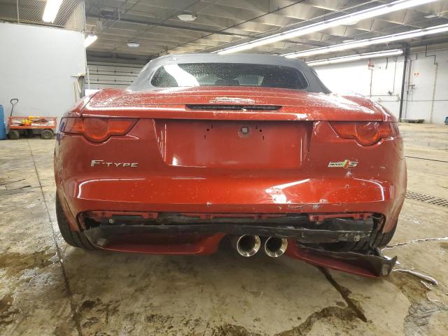 SAJWJ6FVXG8K24953 - 2016 JAGUAR F-TYPE S RED photo 6