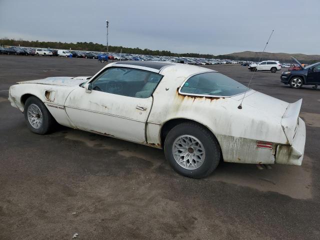 2W87Z8N13159 - 1978 PONTIAC FIREBIRD WHITE photo 2