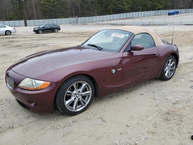 4USBT53453LU05358 - 2003 BMW Z4 3.0 MAROON photo 1