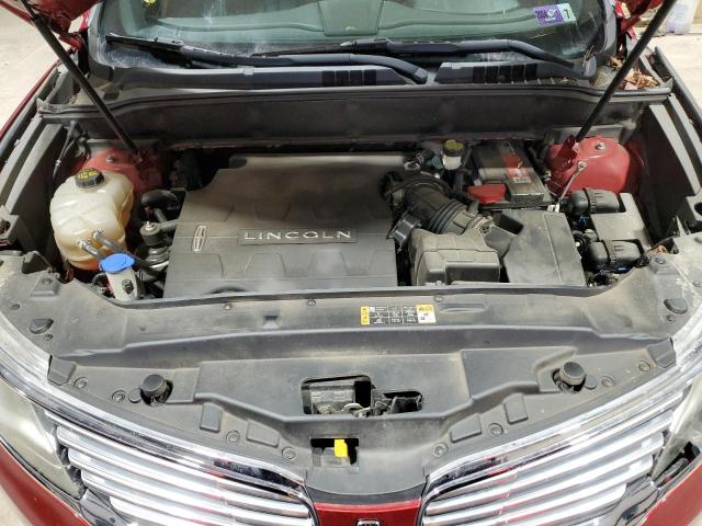2LMTJ6LR2GBL42081 - 2016 LINCOLN MKX RESERVE 红色 照片 12