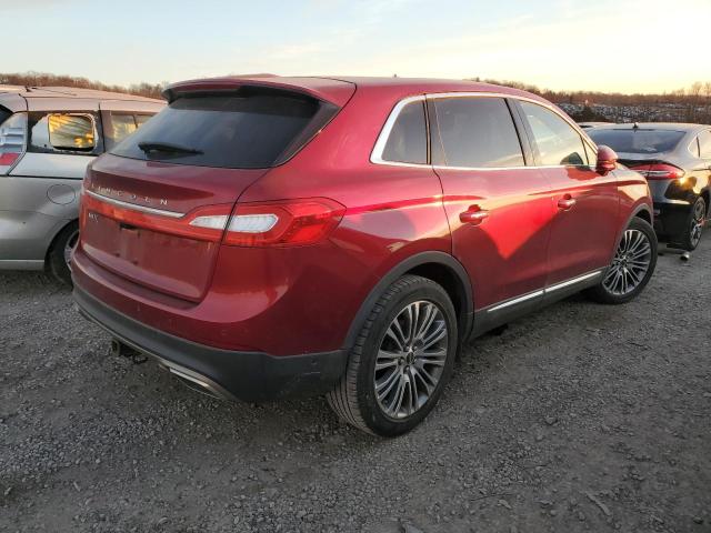 2LMTJ6LR2GBL42081 - 2016 LINCOLN MKX RESERVE 红色 照片 3