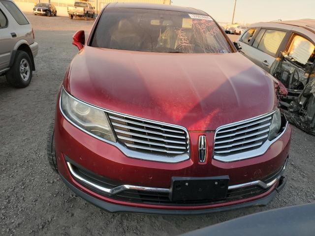 2LMTJ6LR2GBL42081 - 2016 LINCOLN MKX RESERVE RED photo 5