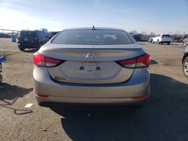 5NPDH4AE5EH522998 - 2014 HYUNDAI ELANTRA SE BROWN photo 6