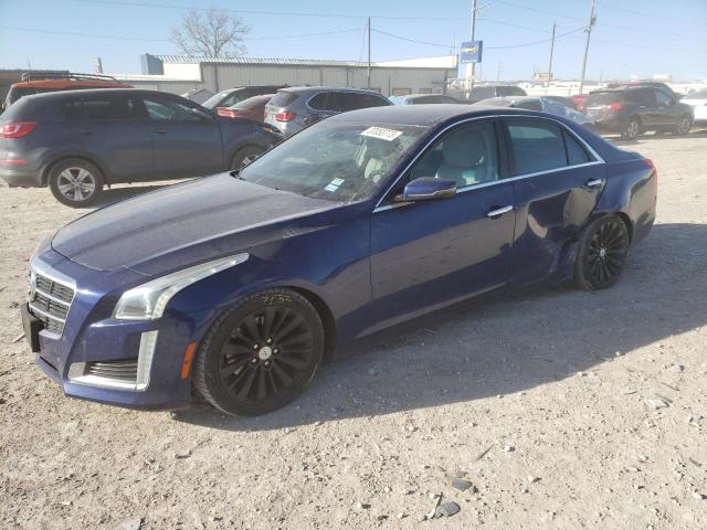 1G6AR5S31E0143869 - 2014 CADILLAC CTS LUXURY COLLECTION BLUE photo 1