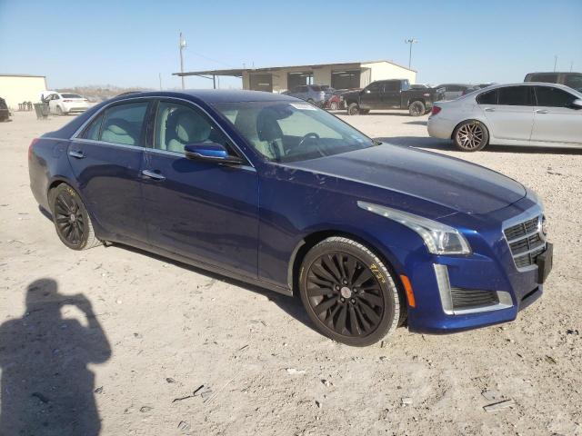 1G6AR5S31E0143869 - 2014 CADILLAC CTS LUXURY COLLECTION BLUE photo 4