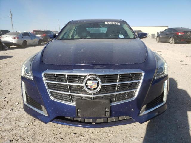 1G6AR5S31E0143869 - 2014 CADILLAC CTS LUXURY COLLECTION BLUE photo 5