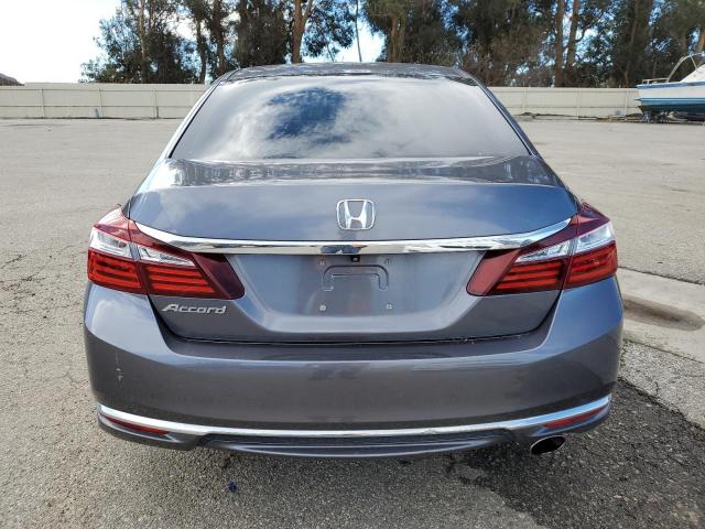 1HGCR2F32GA191541 - 2016 HONDA ACCORD LX GRAY photo 6