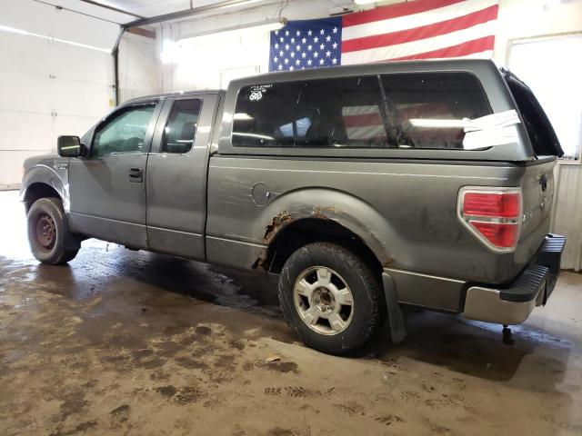 1FTEX1E87AFC05867 - 2010 FORD F150 SUPER CAB GRAY photo 2