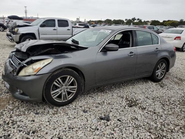 JN1DV6AP9CM812186 - 2012 INFINITI G25 BASE GRAY photo 1