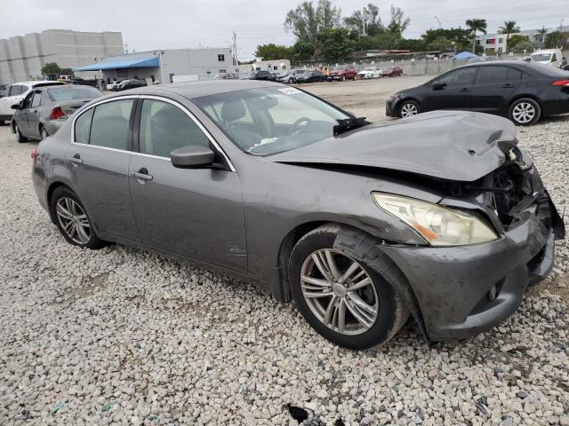 JN1DV6AP9CM812186 - 2012 INFINITI G25 BASE GRAY photo 4