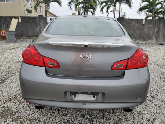 JN1DV6AP9CM812186 - 2012 INFINITI G25 BASE GRAY photo 6