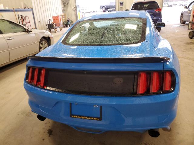 1FA6P8AM2H5311973 - 2017 FORD MUSTANG BLUE photo 6