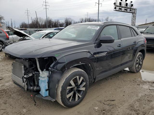 1V2LC2CA8MC226097 - 2021 VOLKSWAGEN ATLAS CROS SE BLACK photo 1