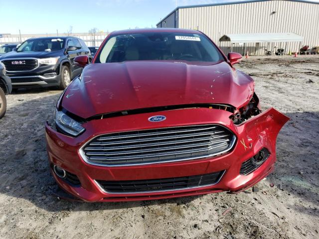 3FA6P0SU0GR238131 - 2016 FORD FUSION TITANIUM PHEV RED photo 5