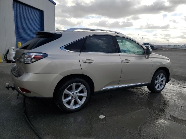 2T2ZK1BA3BC042552 - 2011 LEXUS RX 350 GOLD photo 3