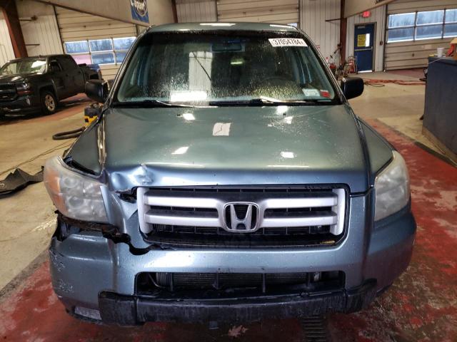 2HKYF18136H505689 - 2006 HONDA PILOT LX BLUE photo 5