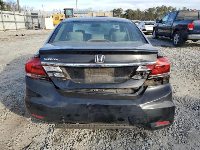 19XFB2F87EE059641 - 2014 HONDA CIVIC EX BLACK photo 6