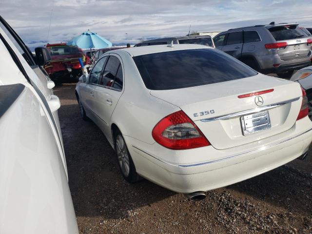 WDBUF56X37B142597 - 2007 MERCEDES-BENZ E 350 WHITE photo 2