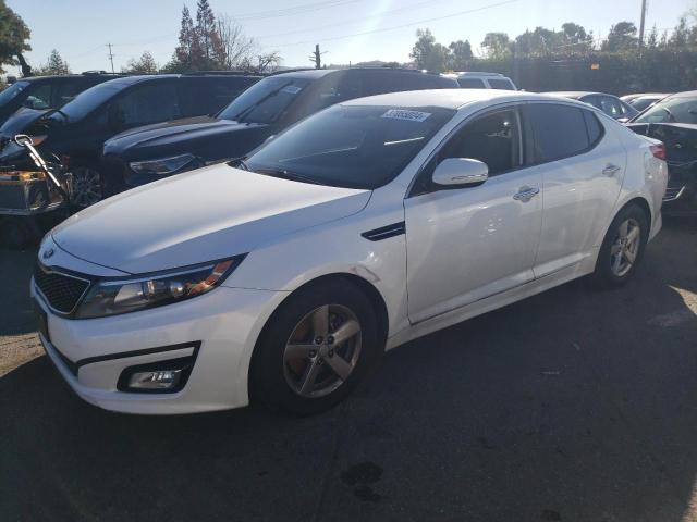 KNAGM4A76F5653687 - 2015 KIA OPTIMA LX WHITE photo 1