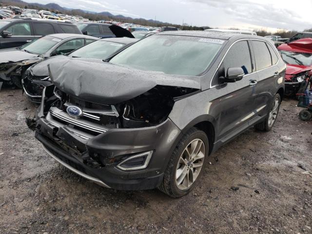 2FMPK3K92FBB02215 - 2015 FORD EDGE TITANIUM GRAY photo 1