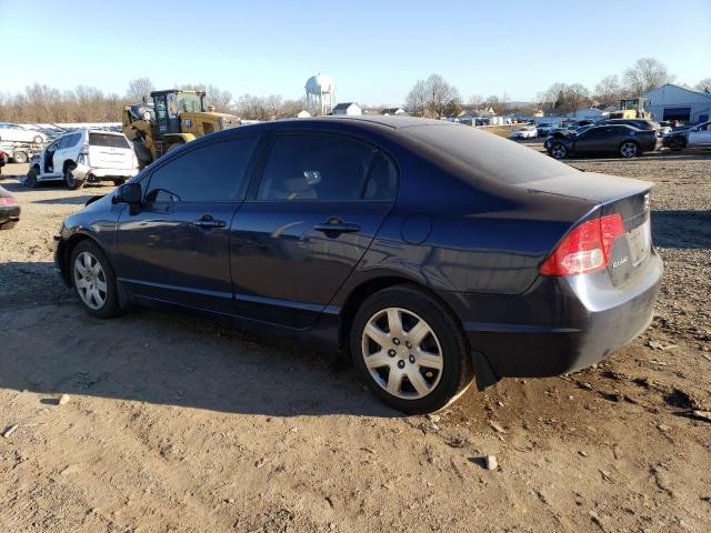 1HGFA16557L073875 - 2007 HONDA CIVIC LX BLUE photo 2