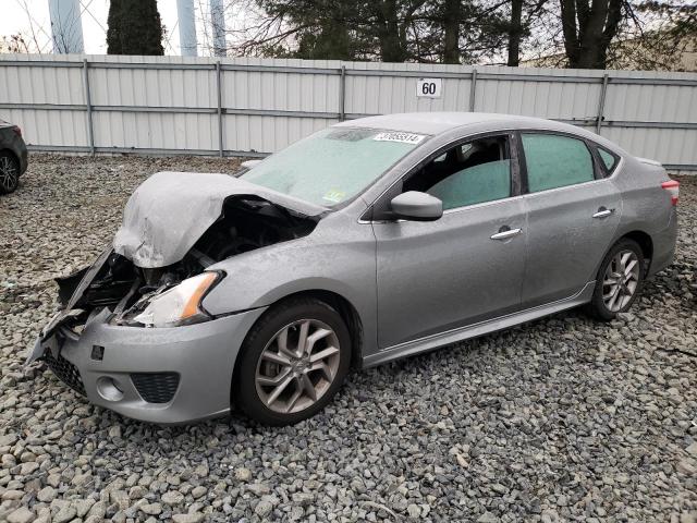 3N1AB7AP7DL711578 - 2013 NISSAN SENTRA S SILVER photo 1