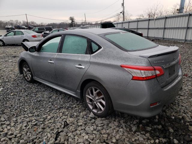 3N1AB7AP7DL711578 - 2013 NISSAN SENTRA S SILVER photo 2