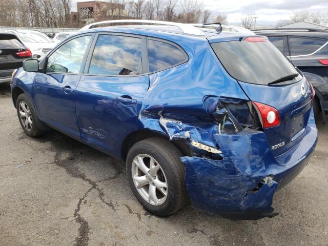 JN8AS58V99W186910 - 2009 NISSAN ROGUE S BLUE photo 2