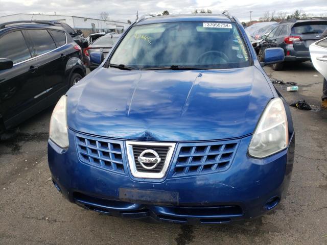 JN8AS58V99W186910 - 2009 NISSAN ROGUE S BLUE photo 5