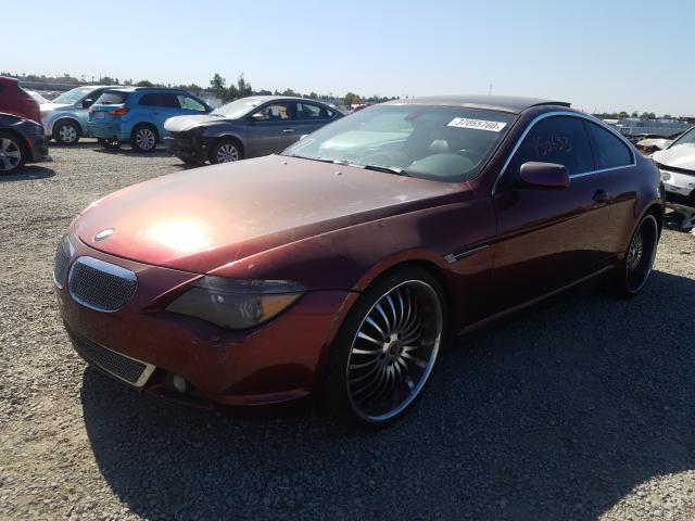 WBAEH73455B191316 - 2005 BMW 645 CI AUTOMATIC  photo 2