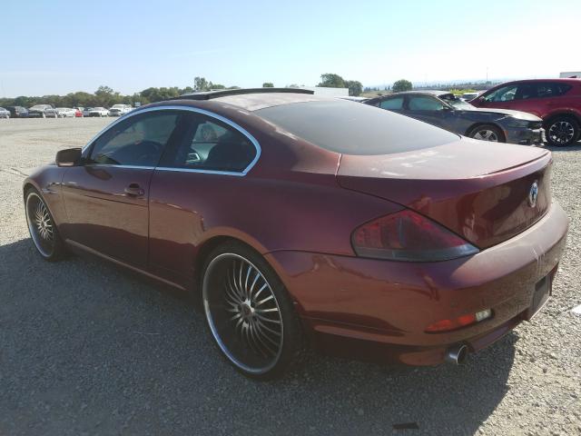 WBAEH73455B191316 - 2005 BMW 645 CI AUTOMATIC  photo 3