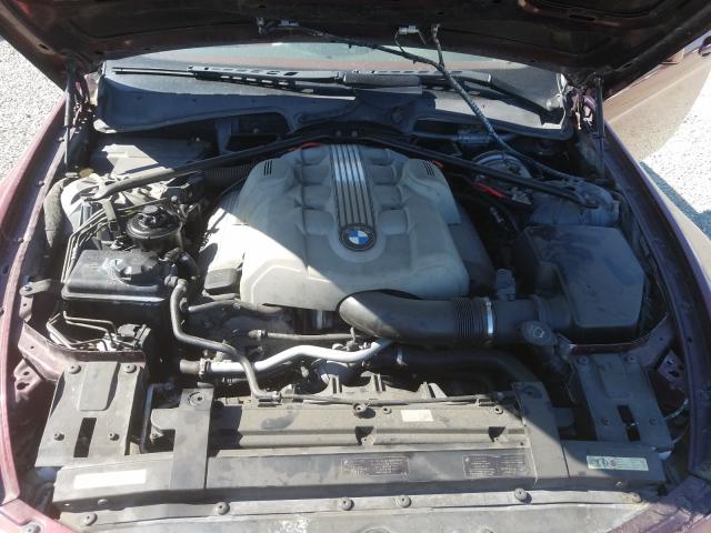 WBAEH73455B191316 - 2005 BMW 645 CI AUTOMATIC  фото 7