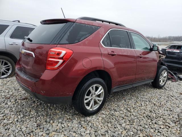 2GNALCEK8H6208077 - 2017 CHEVROLET EQUINOX LT MAROON photo 3