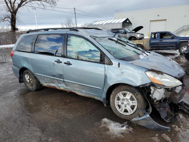 5TDZA29CX6S435420 - 2006 TOYOTA SIENNA CE TURQUOISE photo 4