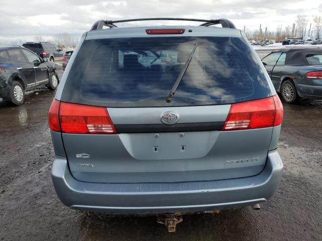 5TDZA29CX6S435420 - 2006 TOYOTA SIENNA CE TURQUOISE photo 6