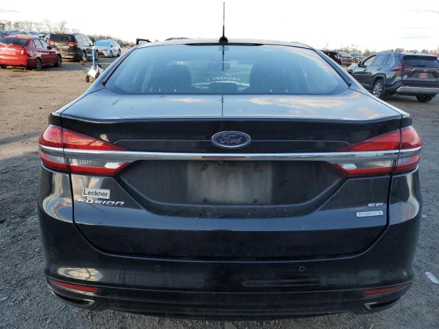 3FA6P0H97HR270935 - 2017 FORD FUSION SE BLACK photo 6