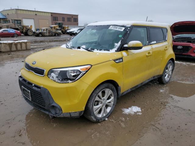 KNDJP3A56F7186607 - 2015 KIA SOUL + YELLOW photo 1