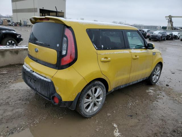 KNDJP3A56F7186607 - 2015 KIA SOUL + YELLOW photo 3