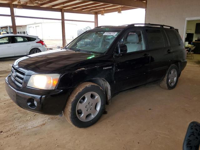 JTEDP21A340007266 - 2004 TOYOTA HIGHLANDER BASE أسود صورة 1