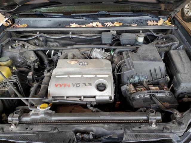 JTEDP21A340007266 - 2004 TOYOTA HIGHLANDER BASE أسود صورة 12