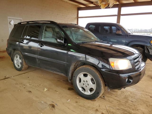 JTEDP21A340007266 - 2004 TOYOTA HIGHLANDER BASE أسود صورة 4