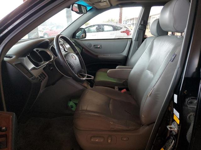 JTEDP21A340007266 - 2004 TOYOTA HIGHLANDER BASE أسود صورة 7