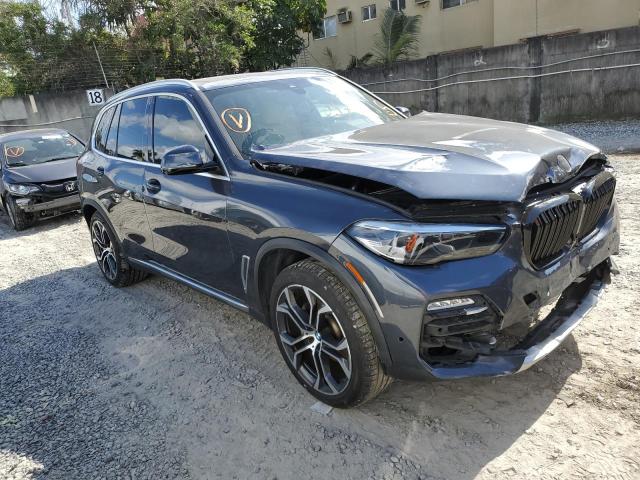5UXCR4C07M9F21693 - 2021 BMW X5 SDRIVE 40I GRAY photo 4