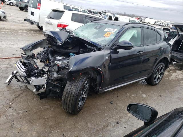 ZASPAKBN1R7D71387 - 2024 ALFA ROMEO STELVIO TI შავი ფოტო 1