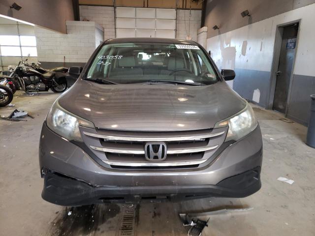 2HKRM4H31EH702971 - 2014 HONDA CR-V LX GRAY photo 5