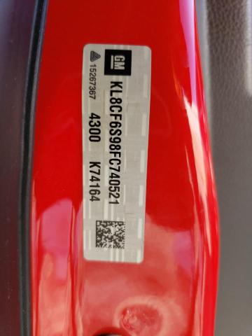 KL8CF6S98FC740521 - 2015 CHEVROLET SPARK 2LT RED photo 12