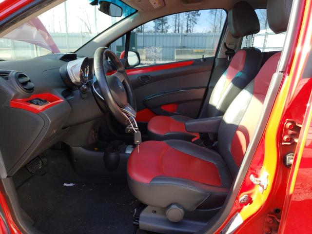 KL8CF6S98FC740521 - 2015 CHEVROLET SPARK 2LT RED photo 7