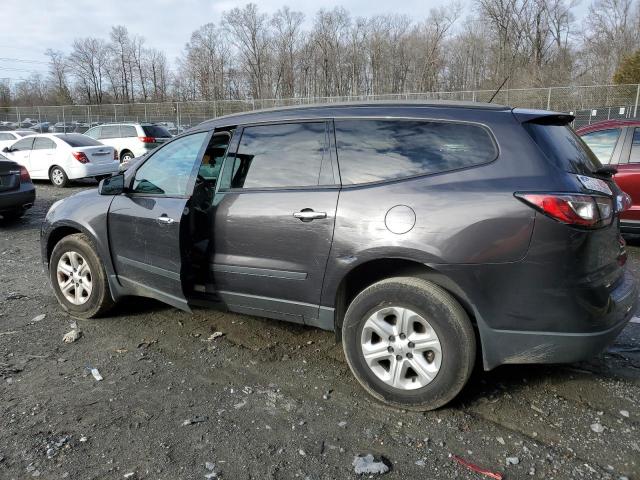 1GNKRFED6EJ152483 - 2014 CHEVROLET TRAVERSE LS GRAY photo 2