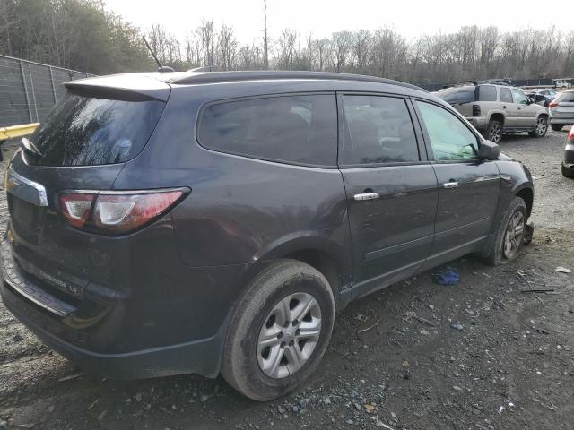 1GNKRFED6EJ152483 - 2014 CHEVROLET TRAVERSE LS GRAY photo 3