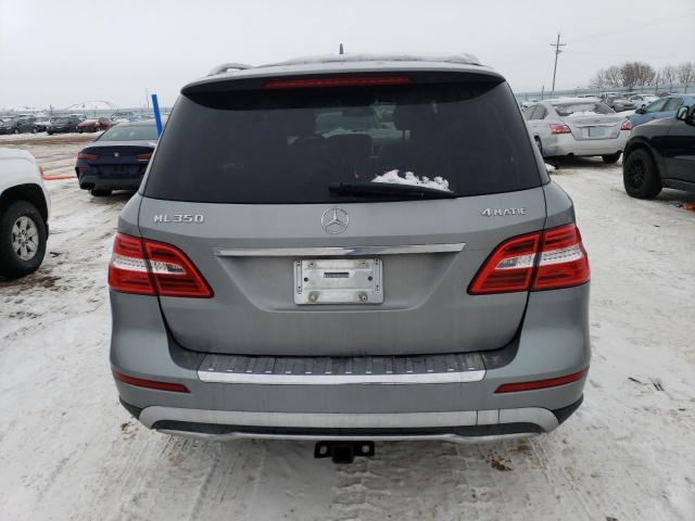 4JGDA5HB4CA002281 - 2012 MERCEDES-BENZ ML 350 4MATIC SILVER photo 6